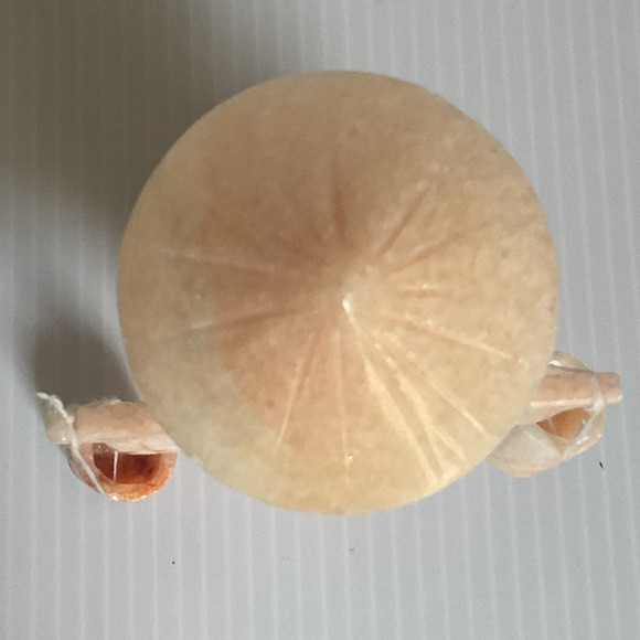 Vintage Asian Alabaster Fisherman Figurine 3.5” Hand-Carved Stone Sculpture - Picture 5 of 9